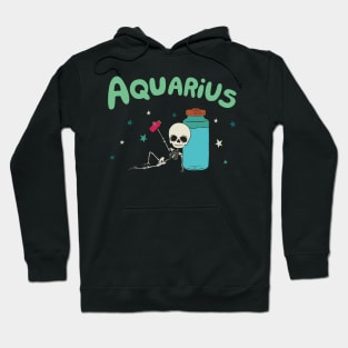 Skeleton Zodiac Signs (AQUARIUS) Hoodie